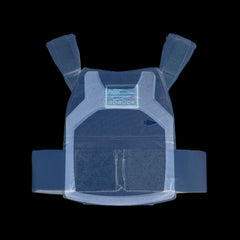 GORUCK ruck plate carrier x-ray view showing interior structure on black background